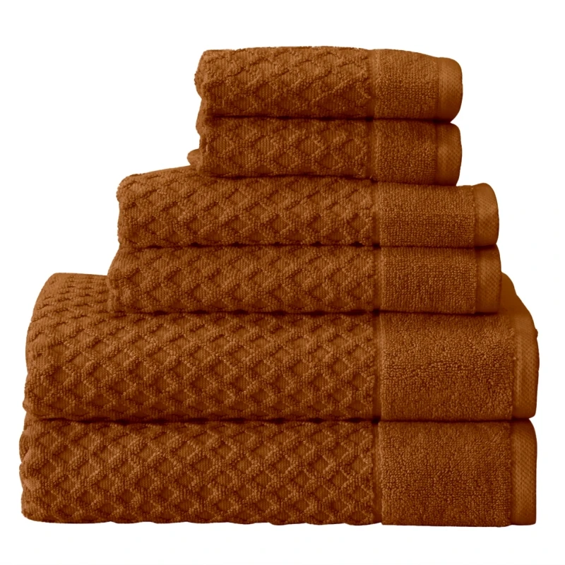 Customized woven jacquard bathroom towels cotton embossed towel