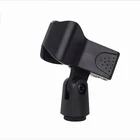 Universal Adjustable Tripod 2 Microphone Stand Stage Studio Floor Standing Mic Holder With 2 Mic Clip