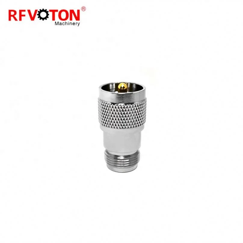 1pce UHF male PL259 PL-259 plug to BNC female jack RF coaxial adapter connector