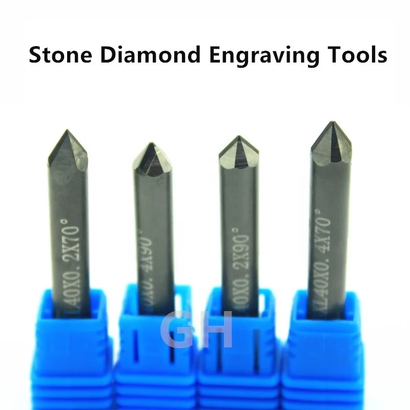 Hot Sale Cnc Angles Engraving Tools Diamond Pcd V Type Engraving