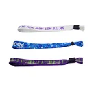 Promotion High Quality Event Festival Wristbands/Woven Polyester Bracelets/Fabric Wrist Bands