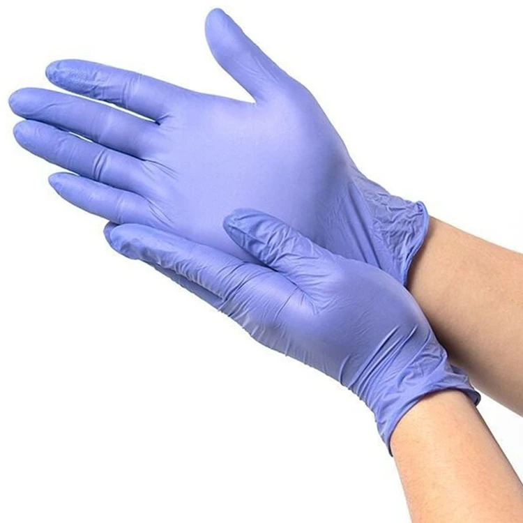 purple pvc gloves