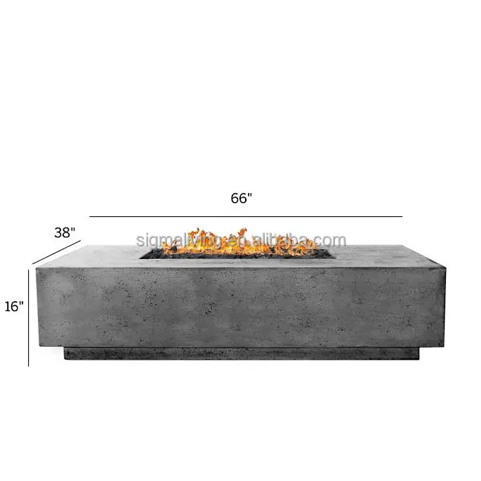 outdoor fire pit table furniture garden set natural gas propane table top fire pit