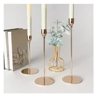 Candle Holders Decorative Black Centerpieces Elegant Stand Modern Votive Weddings Tapered Metal Candle Holders