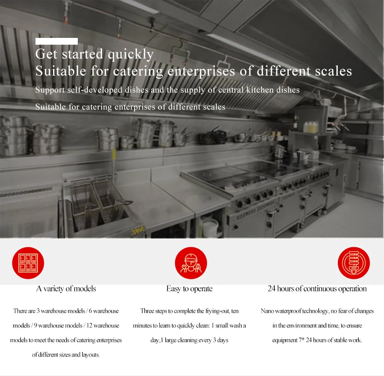 Commercial Automated Rice Automatic Food Cooking Machine No-Fume No-Clean Smart Cooking Equipment supplier