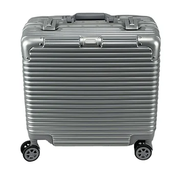 2024 Factory Price Top Sale Unisex 18-Inch Carry-On Luggage Suitcases Sets Custom Aluminum Frame Suitcase Spinner ABS