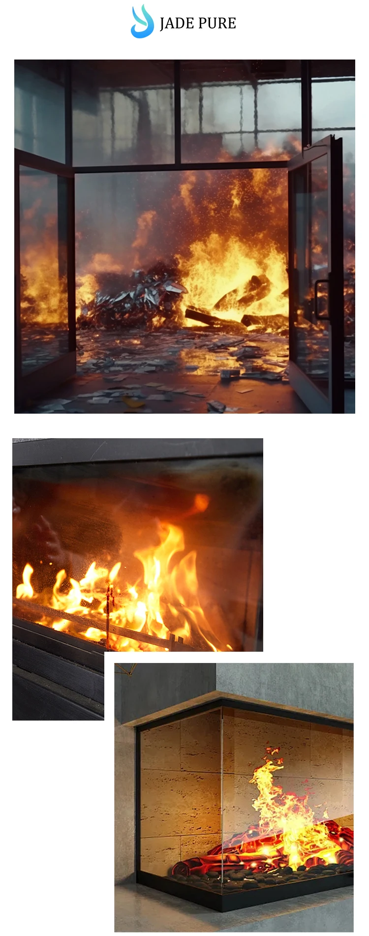product fire resistant glass for airport and railway stations-3