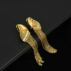 Bridal Jewelry 2021Temperament Tassel Luxury Bijoux Or 18k Gold Bridal Brazilian Gold Jewelry Set