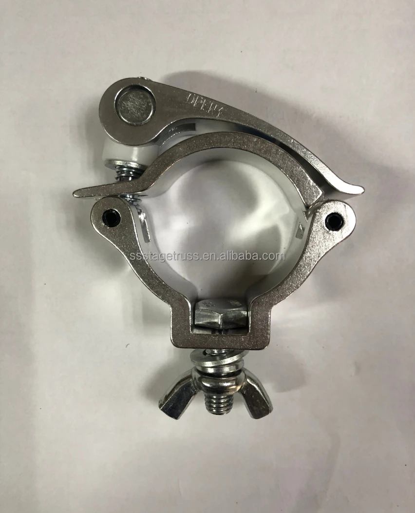 product tube 48 51mm load 300kg aluminum large stage load clamp hook lighting clamp hook coupler truss display truss system accessories-14