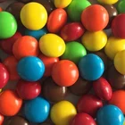 High Quality Rainbow Color Candy Shell Button Chocolate Candy Sweet Chocolate Bean