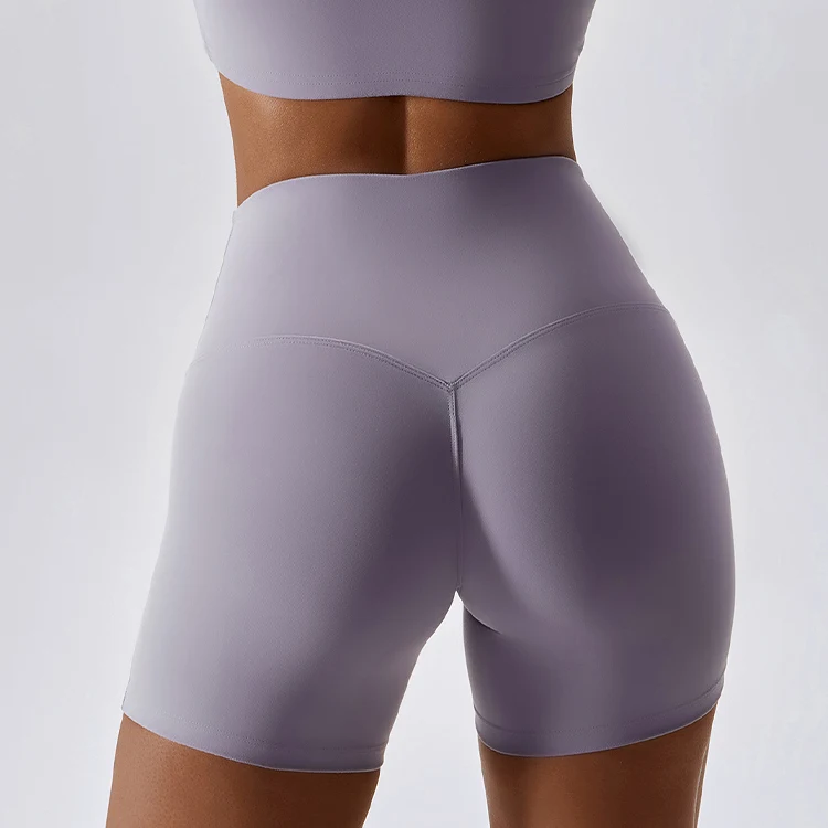 Activewear fitness shorts for women yoga biker short workout short women custom logo women gym sport scrunch butt short
