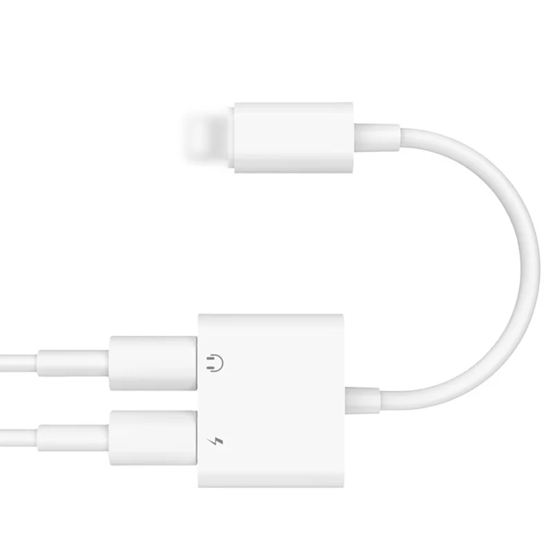 Double Audio Charger Earphone Adapter 