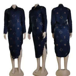 Hot selling Casual Loose Long Sleeve Dress sexy dress bodycon 2023  Brand women's clothing