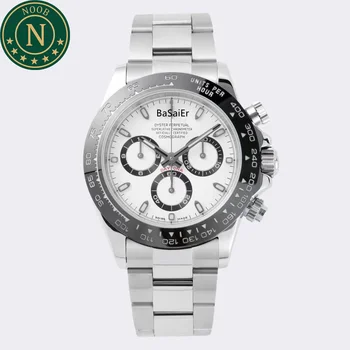 Noob Factory 4130 Chronograph Movement 904L Stainless Steel Sapphire Glass Waterproof Luxury Daytonaes Rolexables Watch