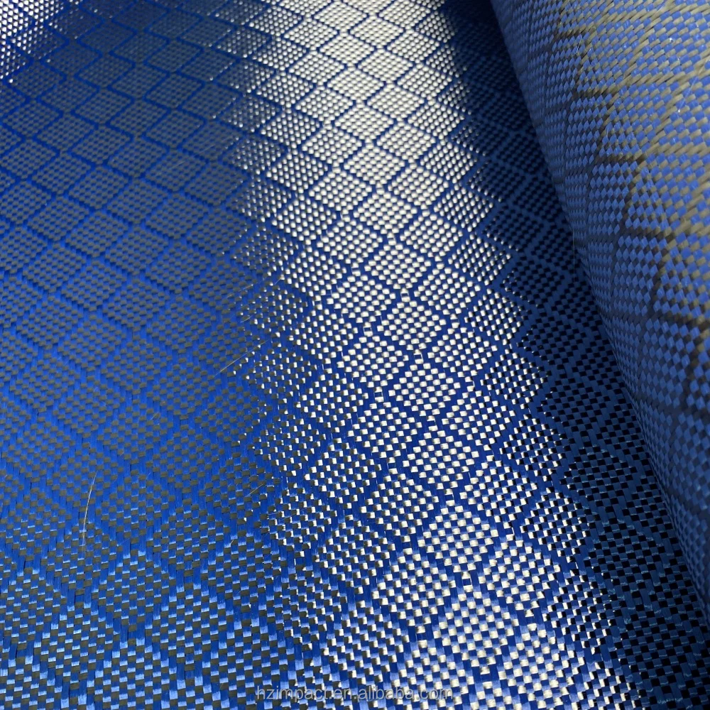 Blue Carbon Fiber Fabric Jacquard Weave Pattern Little Square Design Waterproof Black Carbon Fiber Fabrics Blue Carbon Fiber Fabric Jacquard Weave Pattern Little Square Design Waterproof Black Carbon Fiber Fabrics