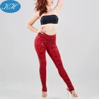 Ladies Anti Slip Grip Dancing Pants Women All Over Silicone Printing Leggings