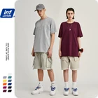 100% Cotton Shirt Hot Selling Fashion 100% Cotton Casual Solid Color Oversized Short Sleeve Plain T Shirt Cotton Unisex