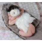 Wings Wings European And American Handmade Diamond Rose Headband And Baby Angel Feather Wings