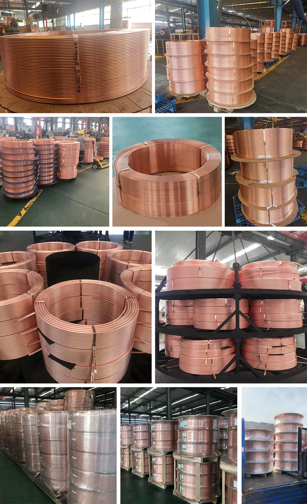 Refrigeration Coil Pancake Copper Tube Coil Copper Coil Pipes For Air