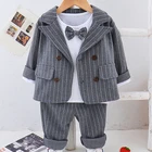 Kids Clothing Sets High Quality Customized Cute Check Casual Suits Kids Suits Boys Clothing Sets Kids