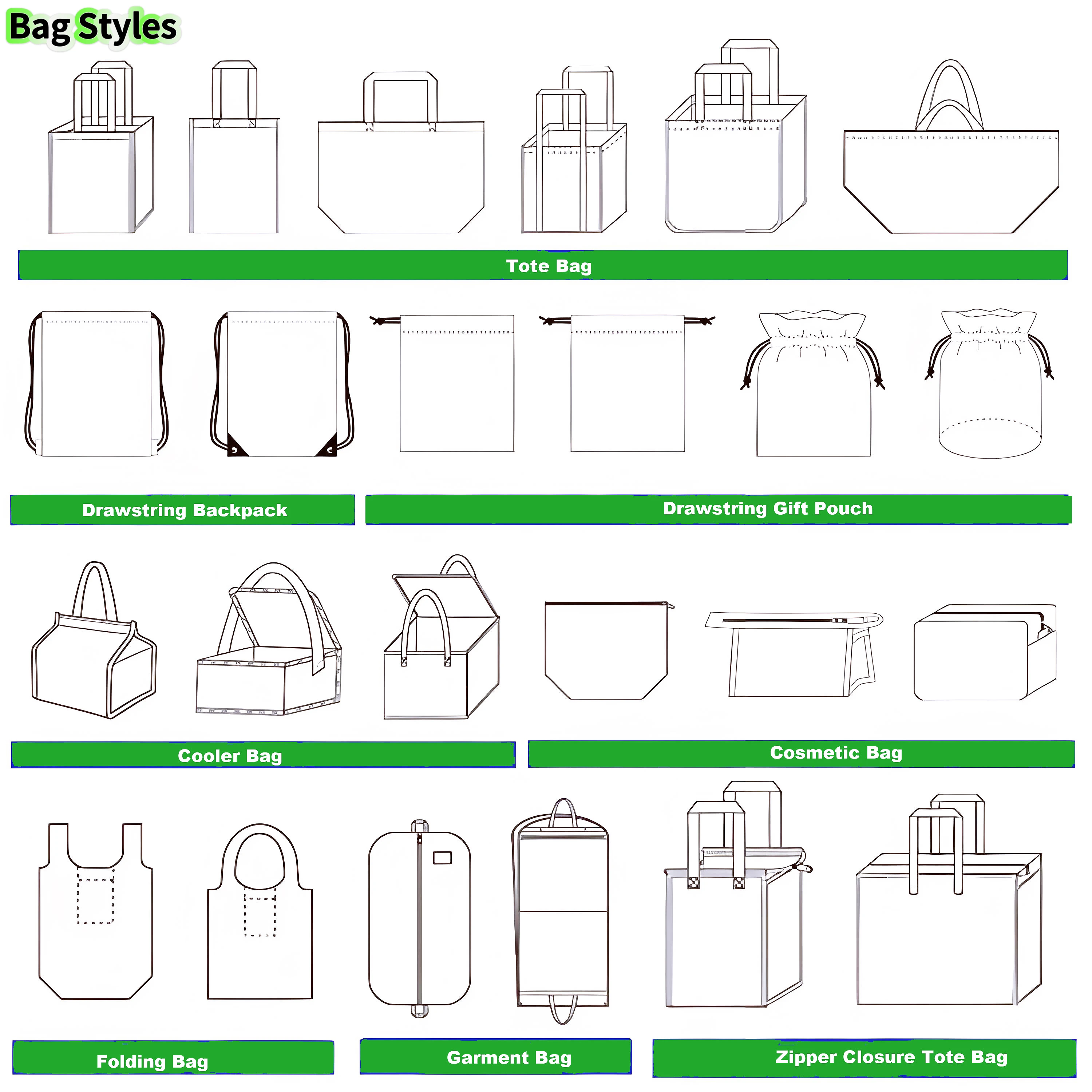 Different Bag Styles