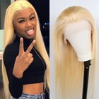 HEFEI VAST Pre Plucked Lace Wig Human Hair 613 Lace Front Wig Blonde 613 Human Hair Wigs For Black Woman
