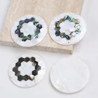 Of Wholesale Natural Mother Of Pearl Mosaic Round Coin Shape Shell Pieces Jewelry Accessories