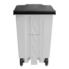 Bin Bins Waste Bin Supplier 87LPlastic Pedal Waste Bin Urban Garbage Bins With Wheels Garbage Can