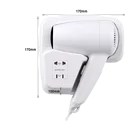 Hotel Hair Dryer Hotel Bathroom Wall Mounting Hair Dryer Wall Mounted Hair Dryer