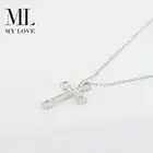 Cross Cross High Quality Diamond Christian Religion Necklace Jewelry CZ Micro Pave Cross Pendant Necklace