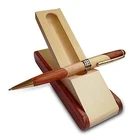 Pen Pen Wood 2021 Customized Logo Bamboo Wood Ball Pen With Nice Wooden Gift Box For Business Office Writing