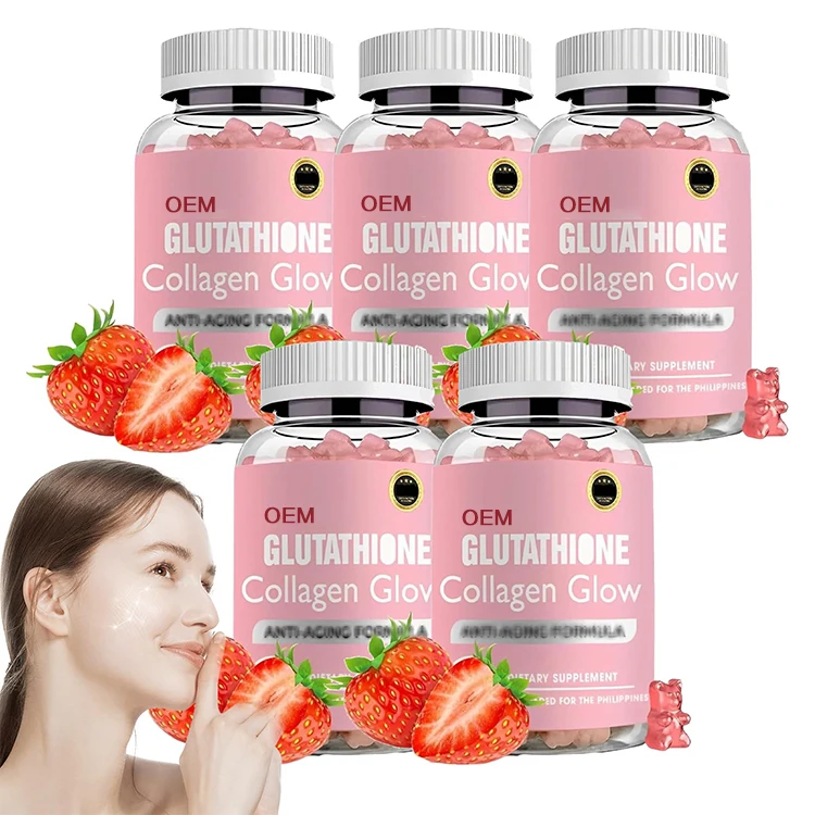 Whitening Supplement L Glutathione Gummies Capsules Collagen Anti Aging