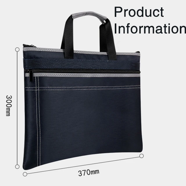Double-deck high-capacity Leisure Business Handbag Support for custom thickened waterproof file packs