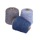 CS2375 Organic cotton linen five color twisted yarn