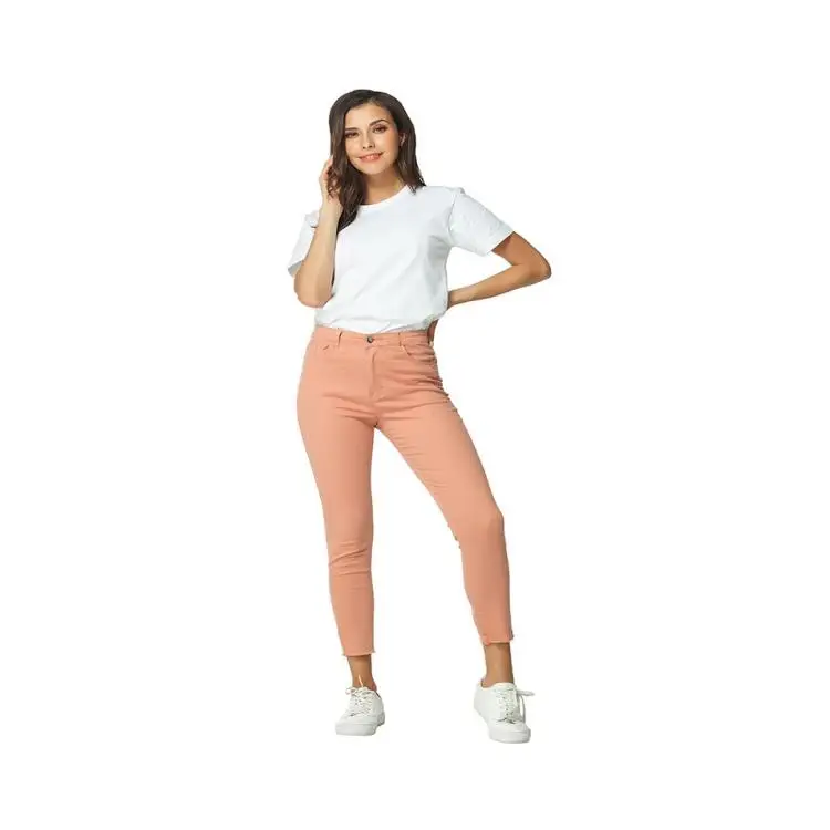 High Waist Basic Slim Fit Mom Jeggings 