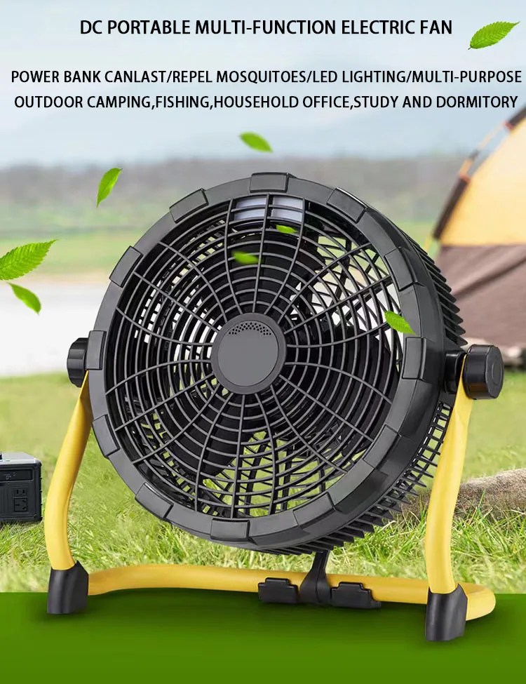 Portable Rechargeable Fan, 12000mAh, USB - detail 6