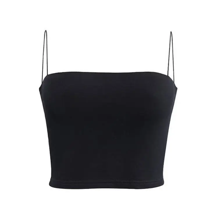Wholesale New Design Cotton Womens Bra Seamless Tank Top Camisole Vest Underwear For Ladies