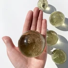Citrine Wicca Suppliers Wholesale Healing Real Brazilian Citrine Sphere Crystal Citrine