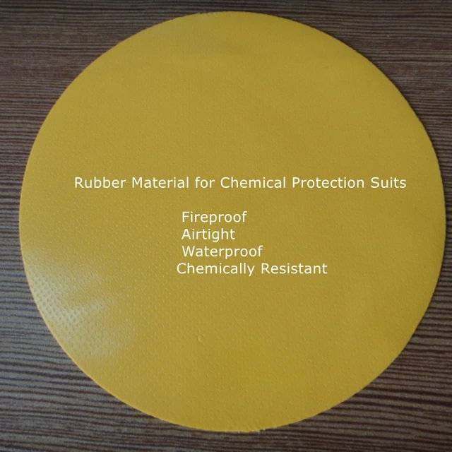 Rubber Material for Chemical Protection Suits Fireproof