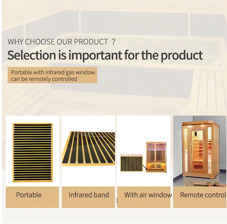 Electric Sauna Room Heater, Portable, 1-Person, Waterproof - detail 6