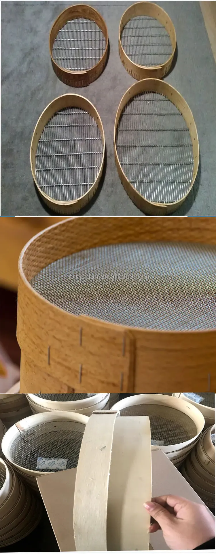 Traditional Handmade Wooden Garden Soil Sieve With Stainless Steel Wire