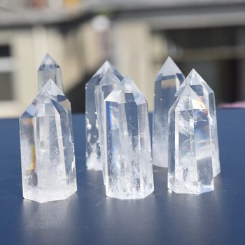 Natural Carved Clear Quartz Terminated Healing Crystal Points