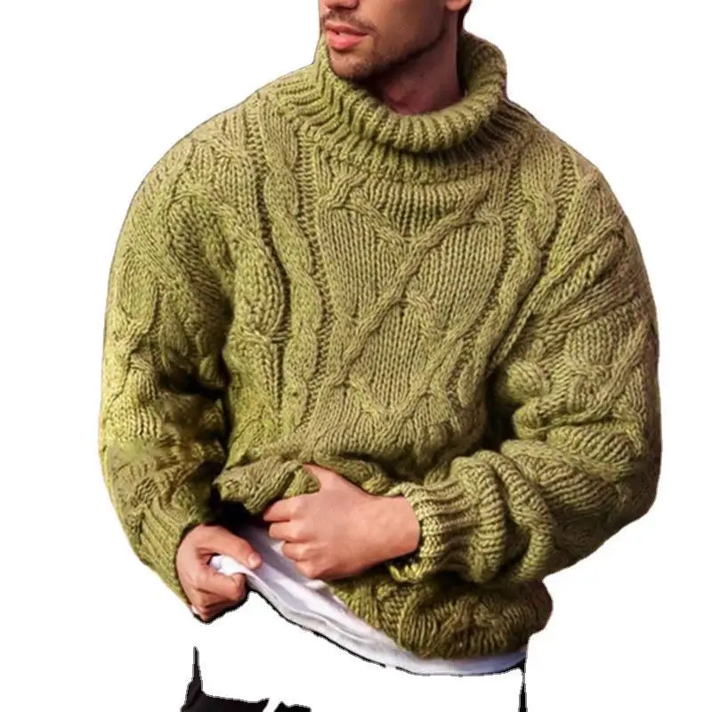 Custom Logo Distressed Turtle Neck 