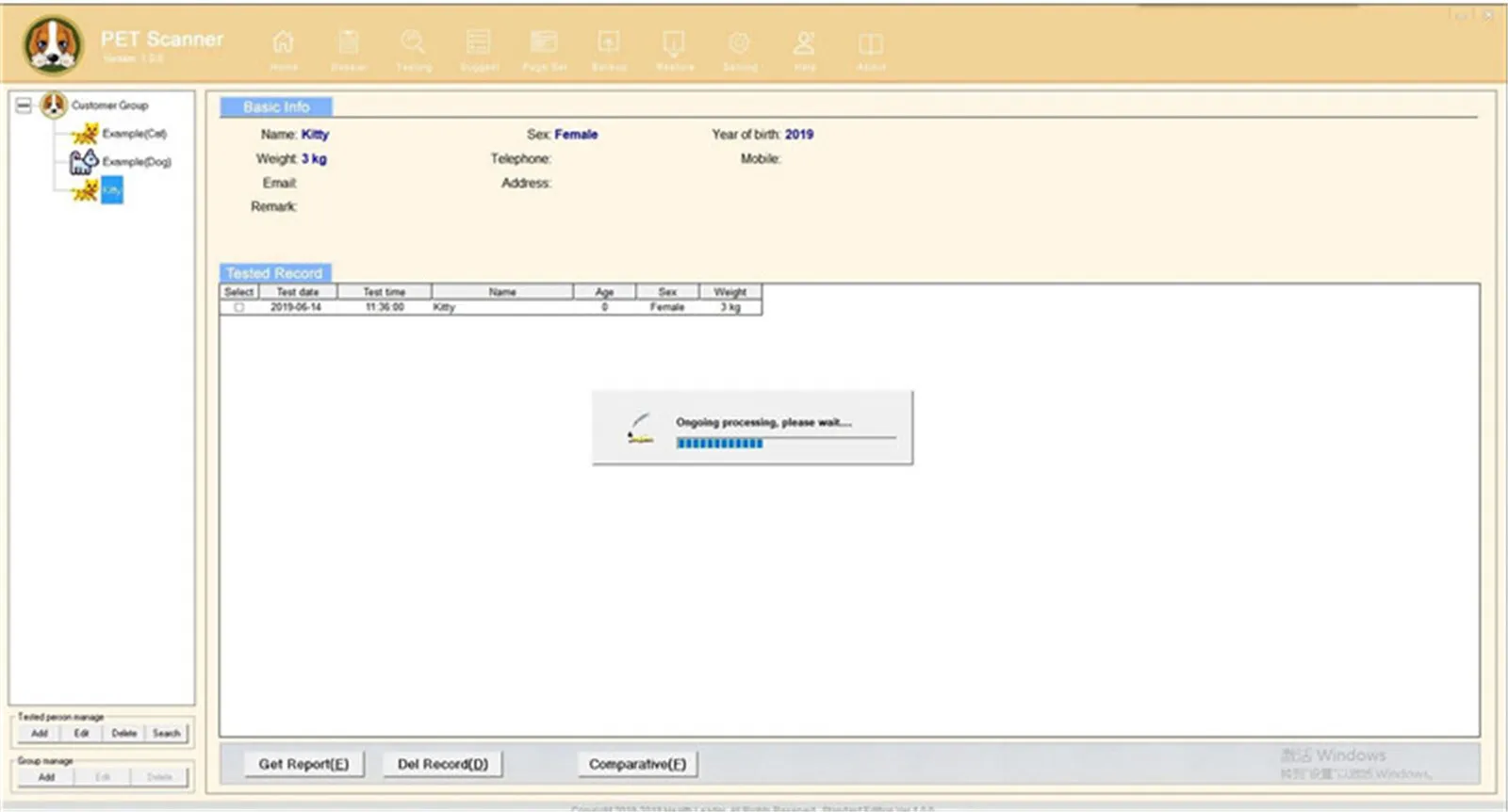 JYTOP Pets Health Biochemical Analysis With Software New PET Scanner Quantum Animal Tester for DOG and CAT