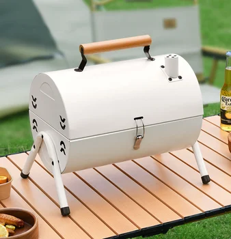 Camping Chimney Stainless Steel Bbq Charcoal Grills Outdoor Mini