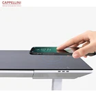 Office Desk Fashion Glass Desktop Ceo Office Computer Desk Multifunction Home Smart Working Table