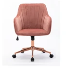 Desk Chair Velvet Desk Chair Home Office Computer Desk Chair Armchair Task Chair Velvet Upholstered Chair