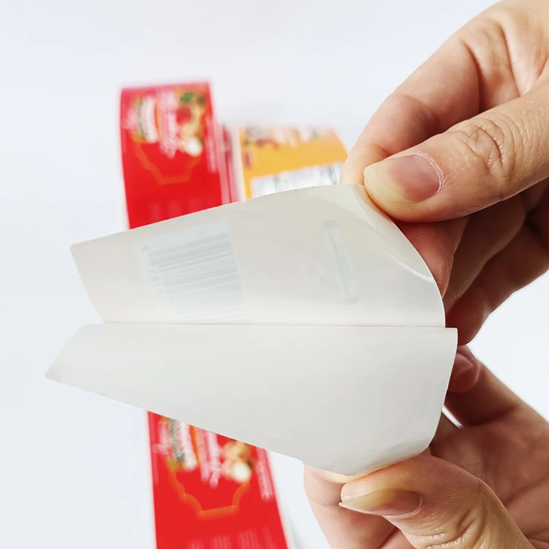 Custom Glossy Self-Adhesive Vinyl & PVC Packaging Labels Waterproof Seasoning Bottle Stickers for Food Package Roll Printed