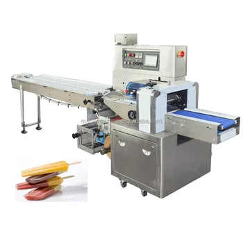 Hot Sale Horizontal High Quality Ice Lolly Ice Cream Flow Packing Machine