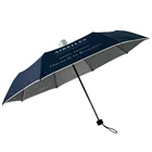 Hot Sale 22Inch 8K Silver Coating UV Protection Do Not Drop 3 Folding Umbrella
